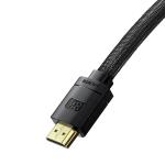 Cablu video Baseus High Definition, HDMI 2.1 tata - HDMI 2.1 tata, 8K, 60Hz, 48Gbps, 3D, HDR, 2m, Negru 5 - lerato.ro