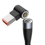 Cablu pentru incarcare Baseus Magnetic Zinc Angled, USB Type-C/DC, 7x11x4mm, 100W, 2m, Negru