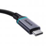 Cablu extender pentru transfer de date Baseus High Definition, USB-C tata la USB-C mama, 4K, 60Hz, 100W, 10Gbps, 1m, Negru 6 - lerato.ro