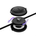 Cablu pentru incarcare si transfer de date 3 in 1 Baseus Bright Mirror 2, USB - Micro-USB/Lightning/USB Type-C, 3.5A, 1.1m, Negru 9 - lerato.ro