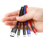 Cablu pentru incarcare si transfer de date Baseus Rapid 4 in 1, USB Type-C/Lightning/2x Micro-USB, 3.5A, 1.2m, Negru