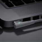 Cablu pentru incarcare Baseus Magnetic Zinc Angled MagSafe, USB Type-C, 60W, LED, 2m, Alb 10 - lerato.ro
