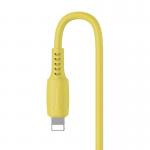 Cablu pentru incarcare si transfer de date Baseus Colourful, USB Type-C/Lightning, 18W, 1.2m, Galben 5 - lerato.ro