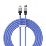 Cablu pentru incarcare si transfer de date Baseus CoolPlay, USB Type-C/Lightning, 20W, 2.4A, 2m, Mov 2 - lerato.ro
