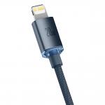 Cablu pentru incarcare si transfer de date Baseus Crystal Shine, USB Type-C/Lightning, 20W, 1.2m, Negru 8 - lerato.ro