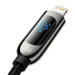 Cablu pentru incarcare si transfer de date Baseus Display, USB Type-C/Lightning, Power Delivery 20W, 2m, Negru 6 - lerato.ro