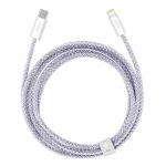 Cablu pentru incarcare si transfer de date Baseus Dynamic 2, USB Type-C/Lightning, 20W, 2m, Mov 6 - lerato.ro