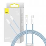 Cablu pentru incarcare si transfer de date Baseus Dynamic, USB Type-C/Lightning, 20W, 1m, Albastru
