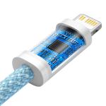 Cablu pentru incarcare si transfer de date Baseus Dynamic, USB Type-C/Lightning, 20W, 1m, Albastru