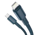 Cablu pentru incarcare si transfer de date Baseus High Density, USB Type-C/Lightning, Power Delivery 20W, 1m, Albastru 9 - lerato.ro