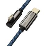 Cablu pentru incarcare si transfer de date Baseus Legend Elbow, USB Type-C/Lightning, 20W, 1m, Albastru 7 - lerato.ro