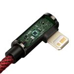 Cablu pentru incarcare si transfer de date Baseus Legend Elbow, USB Type-C/Lightning, 20W, 1m, Rosu 7 - lerato.ro
