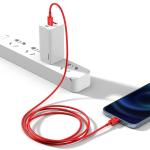 Cablu pentru incarcare si transfer de date Baseus Superior, USB Type-C/Lightning, Power Delivery 20W, 2.4A, 1m, Rosu 10 - lerato.ro
