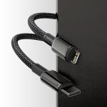 Cablu pentru incarcare si transfer de date Baseus Tungsten Gold, USB Type-C/Lightning, Power Delivery 20W, 1m, Negru 8 - lerato.ro