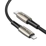 Cablu pentru incarcare si transfer de date Baseus Waterdrop, USB Type-C/Lightning, Quick Charge 18W, 1.3m, Negru 6 - lerato.ro