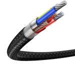 Cablu pentru incarcare si transfer de date Baseus Waterdrop, USB Type-C/Lightning, Quick Charge 18W, 1.3m, Negru 3 - lerato.ro