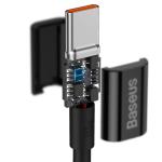 Cablu pentru incarcare si transfer de date Baseus Superior, 2x USB Type-C, 100W, 1m, Negru