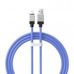 Cablu pentru incarcare si transfer de date Baseus CoolPlay, USB/Lightning, 2.4A, 1m, Albastru 2 - lerato.ro