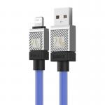 Cablu pentru incarcare si transfer de date Baseus CoolPlay, USB/Lightning, 2.4A, 1m, Albastru 7 - lerato.ro