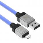 Cablu pentru incarcare si transfer de date Baseus CoolPlay, USB/Lightning, 2.4A, 1m, Albastru 6 - lerato.ro