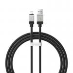 Cablu pentru incarcare si transfer de date Baseus CoolPlay, USB/Lightning, 2.4A, 1m, Negru 2 - lerato.ro