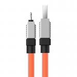 Cablu pentru incarcare si transfer de date Baseus CoolPlay, USB/Lightning, 2.4A, 1m, Portocaliu 4 - lerato.ro