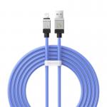 Cablu pentru incarcare si transfer de date Baseus CoolPlay, USB/Lightning, 2.4A, 2m, Albastru 2 - lerato.ro