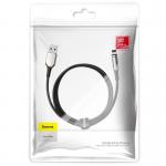 Cablu pentru incarcare si transfer de date Baseus Magnetic Zinc, USB/Lightning, 2A, 1m, Negru 6 - lerato.ro