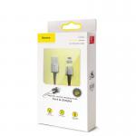 Cablu pentru incarcare si transfer de date Baseus Magnetic Zinc, LED, USB/Lightning, 1.5A, 2m, Rosu 6 - lerato.ro