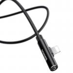 Cablu pentru incarcare si transfer de date Baseus Rhytm Bent, USB la tata Lightning si mama Lightning, 1.2m, Negru 5 - lerato.ro