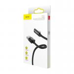 Cablu pentru incarcare si transfer de date Baseus Rhytm Bent, USB la tata Lightning si mama Lightning, 1.2m, Negru 8 - lerato.ro