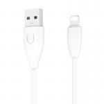 Cablu pentru incarcare si transfer de date Baseus Small Pretty Waist, USB/Lightning, 2A, 1.2m, Alb 8 - lerato.ro