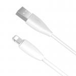 Cablu pentru incarcare si transfer de date Baseus Small Pretty Waist, USB/Lightning, 2A, 1.2m, Alb 10 - lerato.ro