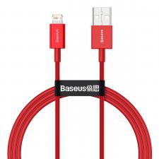 Cabluri de date si incarcare, Cablu pentru incarcare si transfer de date Baseus Superior, USB/Lightning, 2.4A, 1m, Rosu, lerato.ro
