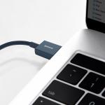 Cablu pentru incarcare si transfer de date Baseus Superior, USB/Lightning, 2.4A, 2m, Albastru 3 - lerato.ro
