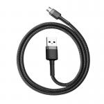 Cablu pentru incarcare si transfer de date Baseus Cafule USB/Micro-USB 2m Negru/Gri 7 - lerato.ro