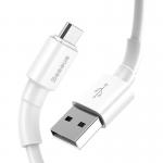 Cablu pentru incarcare si transfer de date Baseus Mini, USB/Micro-USB, 2.4A, 1m, Alb 9 - lerato.ro