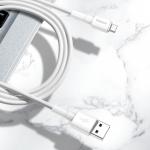 Cablu pentru incarcare si transfer de date Baseus Mini, USB/Micro-USB, 2.4A, 1m, Alb 8 - lerato.ro