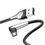 Cablu pentru incarcare si transfer de date Baseus Sharp Bird, USB/Micro-USB, LED, 1.5A, 2m, Negru 10 - lerato.ro