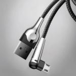 Cablu pentru incarcare si transfer de date Baseus Sharp Bird, USB/Micro-USB, LED, 1.5A, 2m, Negru 4 - lerato.ro