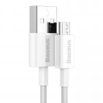 Cablu pentru incarcare si transfer de date Baseus Superior, USB/Micro-USB, 2A, 1m, Alb 6 - lerato.ro