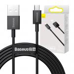 Cablu pentru incarcare si transfer de date Baseus Superior, USB/Micro-USB, 2A, 2m, Negru 4 - lerato.ro