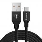 Cablu pentru incarcare si transfer de date Baseus Yiven, USB/Micro-USB, 2A, 1.5m, Negru 2 - lerato.ro