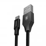 Cablu pentru incarcare si transfer de date Baseus Yiven, USB/Micro-USB, 2A, 1.5m, Negru