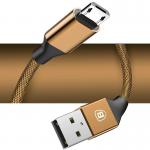 Cablu pentru incarcare si transfer de date Baseus Yiven, USB/Micro-USB, 2A, 1.5m, Maro 7 - lerato.ro