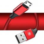 Cablu pentru incarcare si transfer de date Baseus Yiven, USB/Micro-USB, 2A, 1.5m, Rosu 6 - lerato.ro