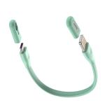 Cablu pentru incarcare si transfer de date Baseus Bracelet, USB/USB Type-C, 5A, 22cm, Mint 2 - lerato.ro