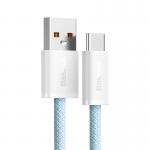 Cablu pentru incarcare si transfer de date Baseus Dynamic, USB/USB Type-C, 100W, 2m, Albastru 4 - lerato.ro