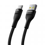 Cablu pentru incarcare si transfer date Baseus Flash 2, USB/USB-C, 5A, 100W, 2m, Negru 9 - lerato.ro