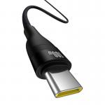 Cablu pentru incarcare si transfer date Baseus Flash 2, USB/USB-C, 5A, 100W, 2m, Negru 4 - lerato.ro